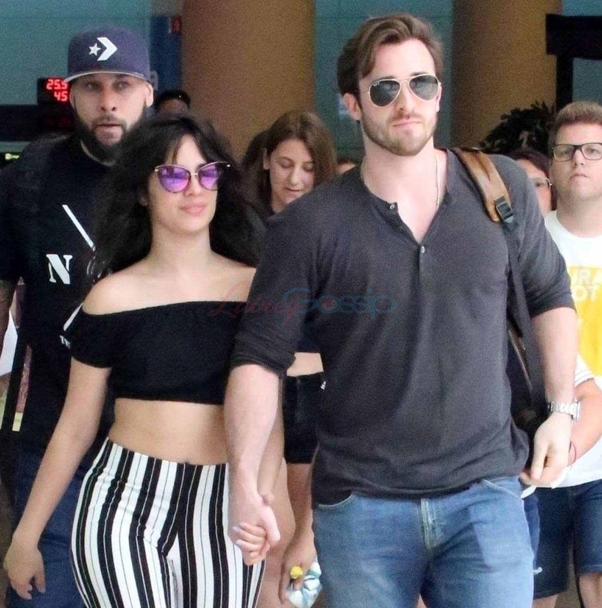 Camila Cabello holds hands with boyfriend Matthew Hussey in Barcelona