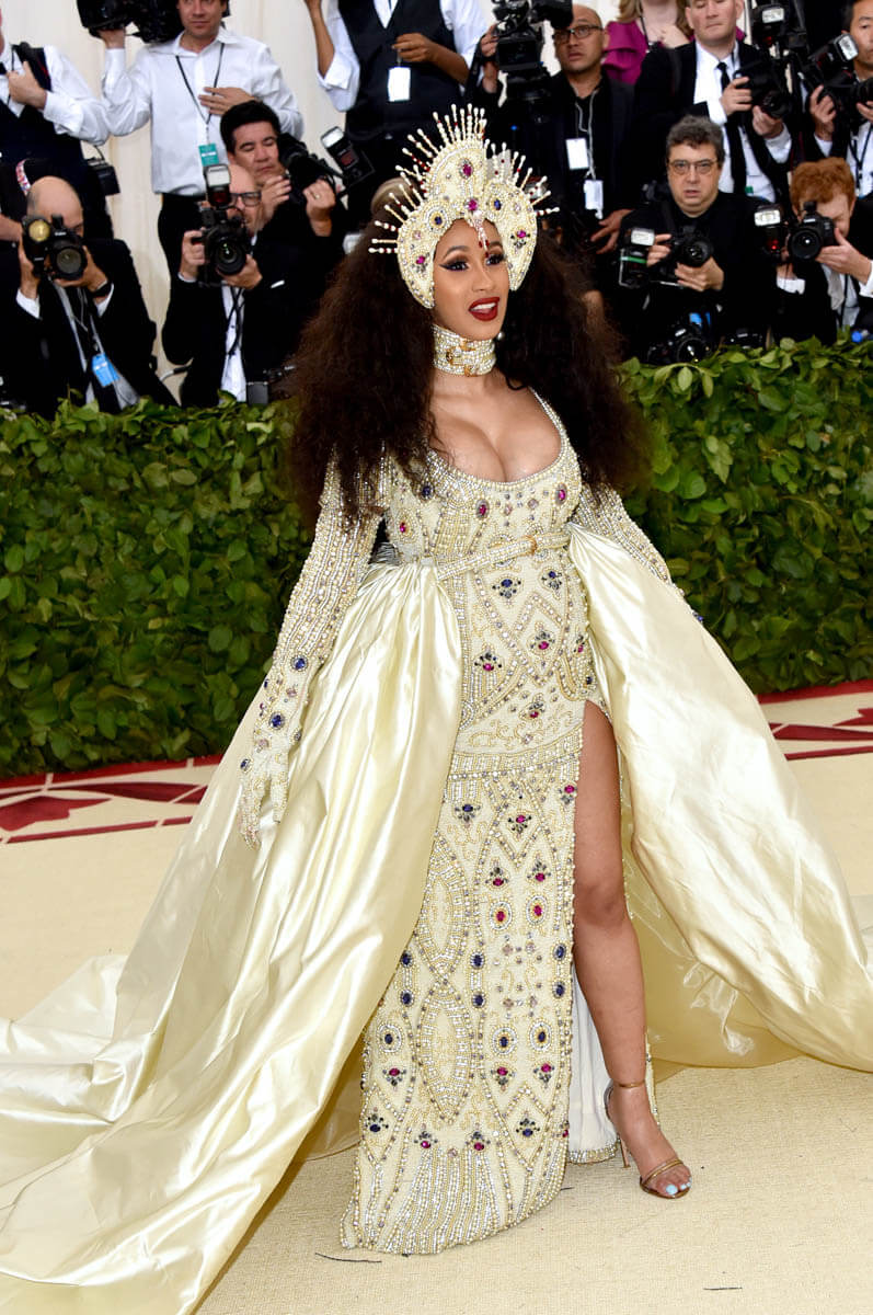 Cardi B brought the drama to the 2018 Met Gala