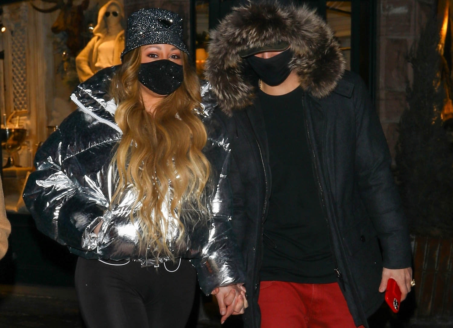 Mariah Carey's Christmas puffer and boots are the outfit of the week
