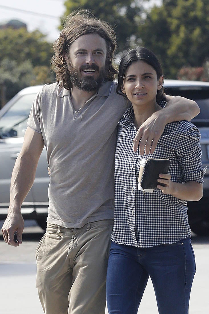 Actress Caylee Cowan and boyfriend/American actor Casey Affleck