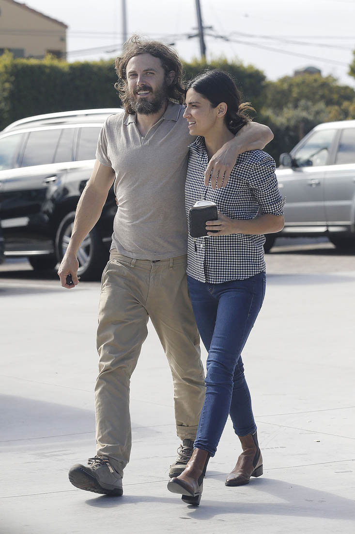 Casey Affleck and Girlfriend Floriana Lima at Manchester By the