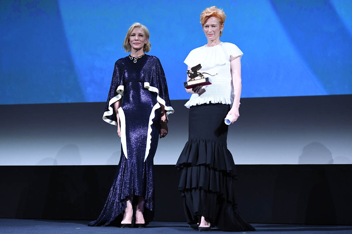 Tilda Swinton and Cate Blanchett Have Touched Down in Venice