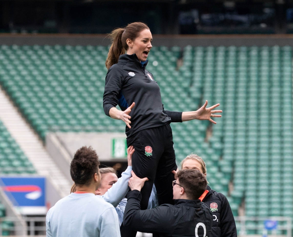 Catherine of House Cambridge, new royal patron of the Rugby Football ...