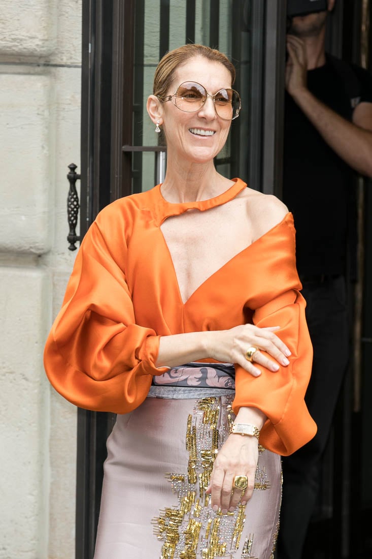 Celine Dion's weekend wardrobe in Paris