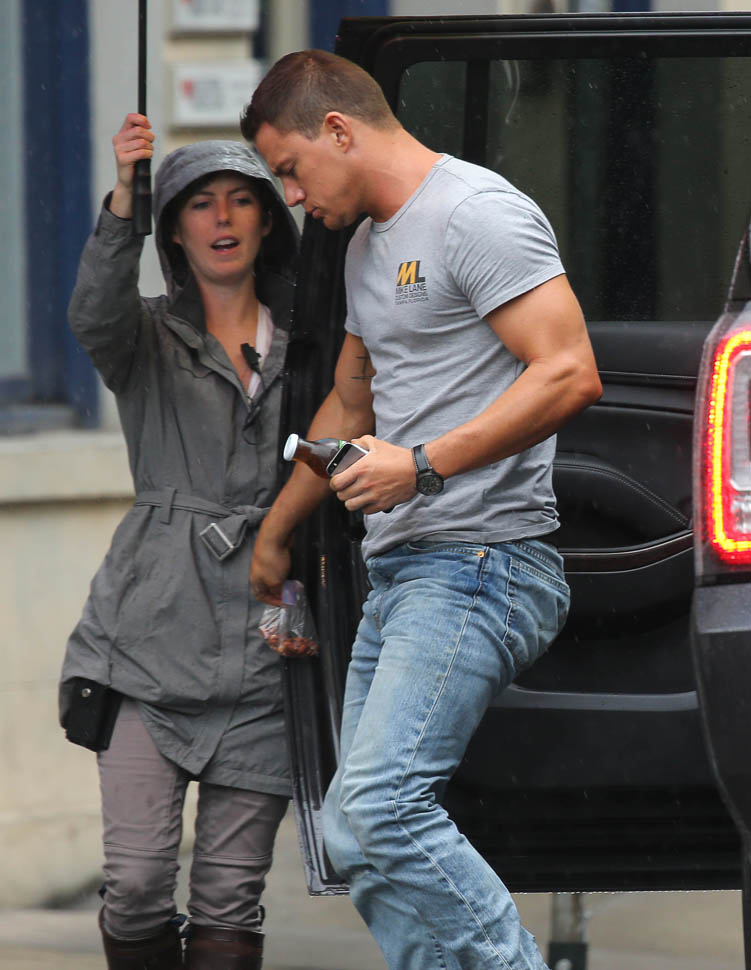 Channing Tatum on Magic Mike 2 set as more cast members 