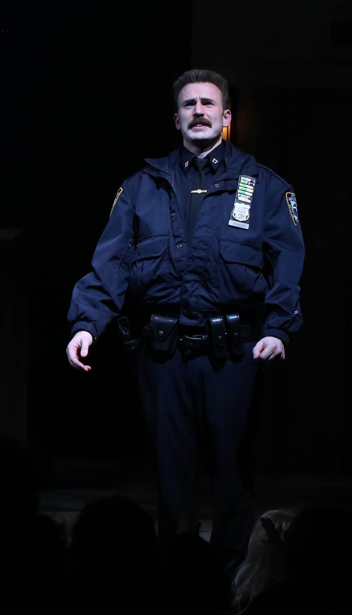 Chris Evans makes Broadway debut in Lobby Hero