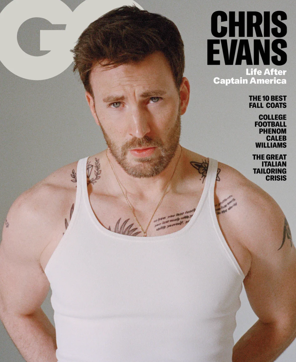 Chris Evans gets candid about in his expression of the angst he feels