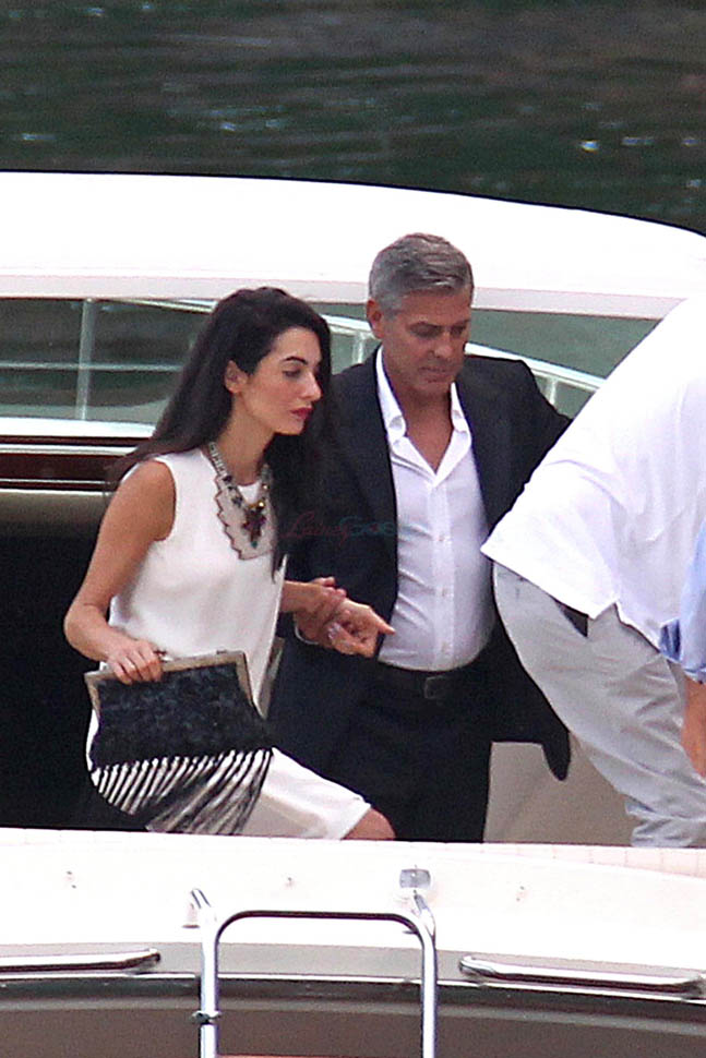 George Clooney and Amal Alamuddin's Lake Como wedding paparazzi ...