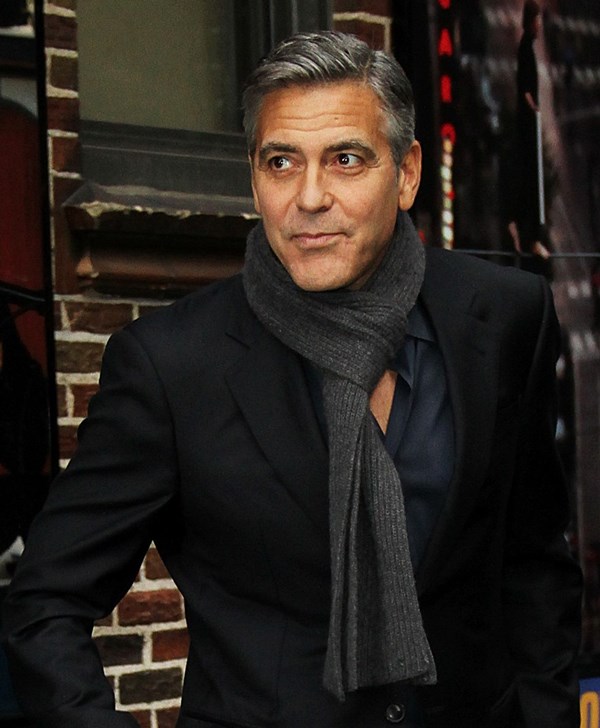 Dashing George Clooney at Monuments Men New York premiere and gossip ...