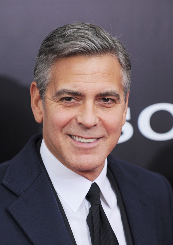 Dashing George Clooney at Monuments Men New York premiere and gossip ...
