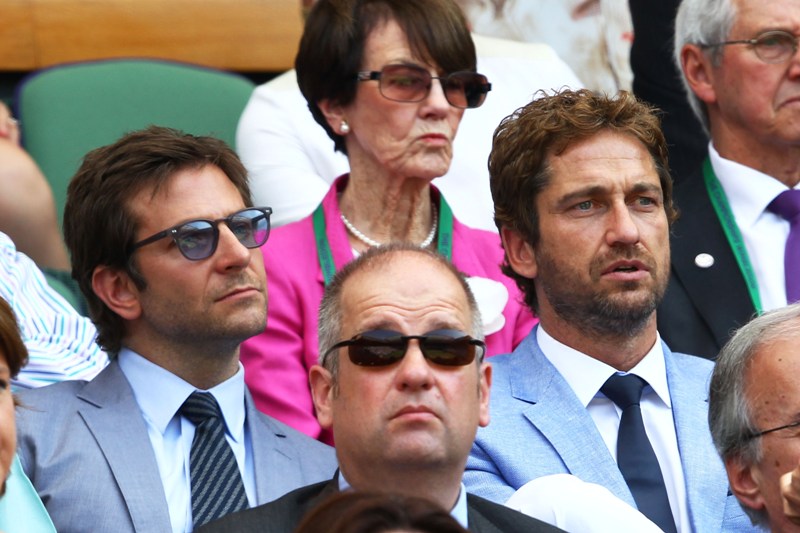 Bradley Cooper and Gerard Butler bro down at Wimbledon|Lainey Gossip ...