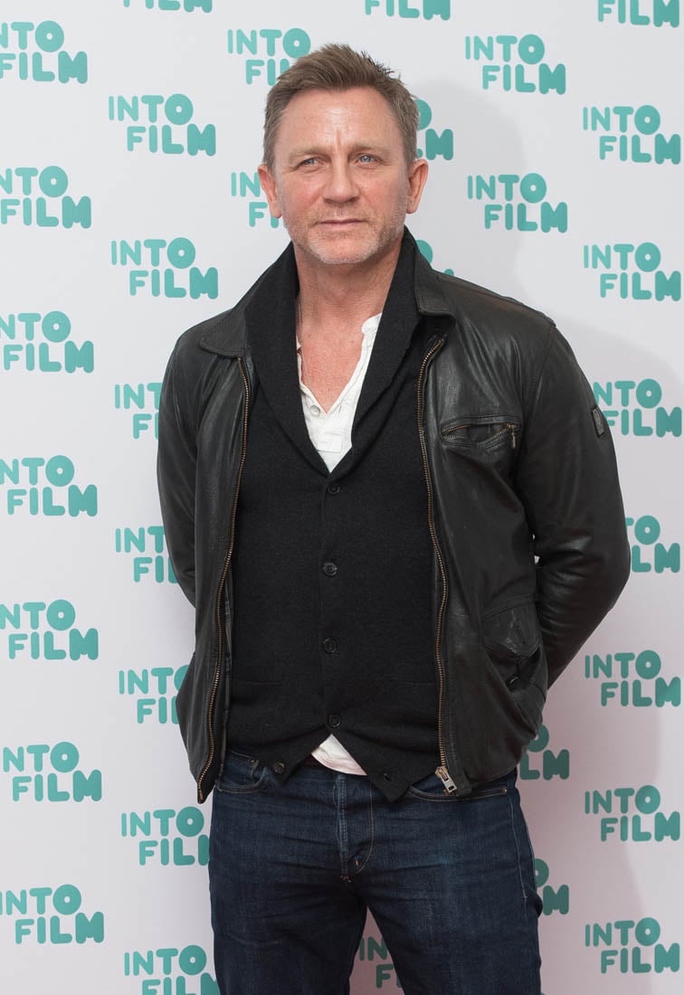 Daniel Craig at Into Film Awards in London and Aston Martin puppies