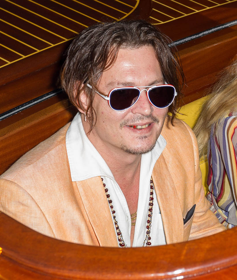 Johnny Depp supports Amber Heard on the carpet for The 