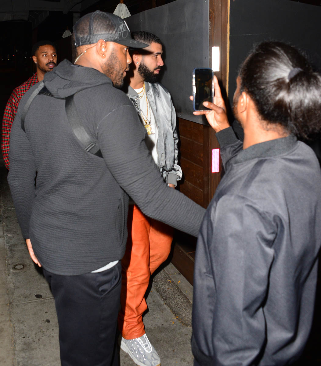 SPOTTED: Drake & Michael B. Jordan Courtside in Dior Men – PAUSE
