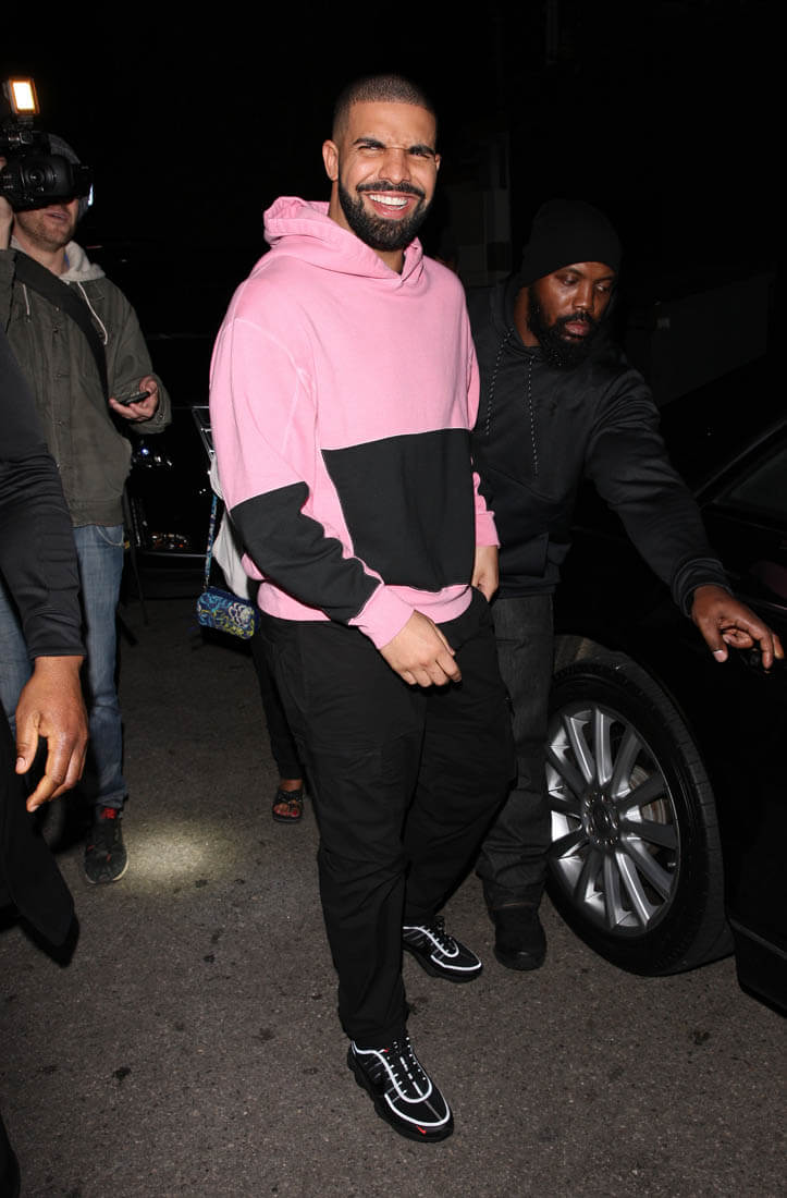 UpscaleHype - DJ Khaled with Drake wearing a Louis Vuitton T-Shirt