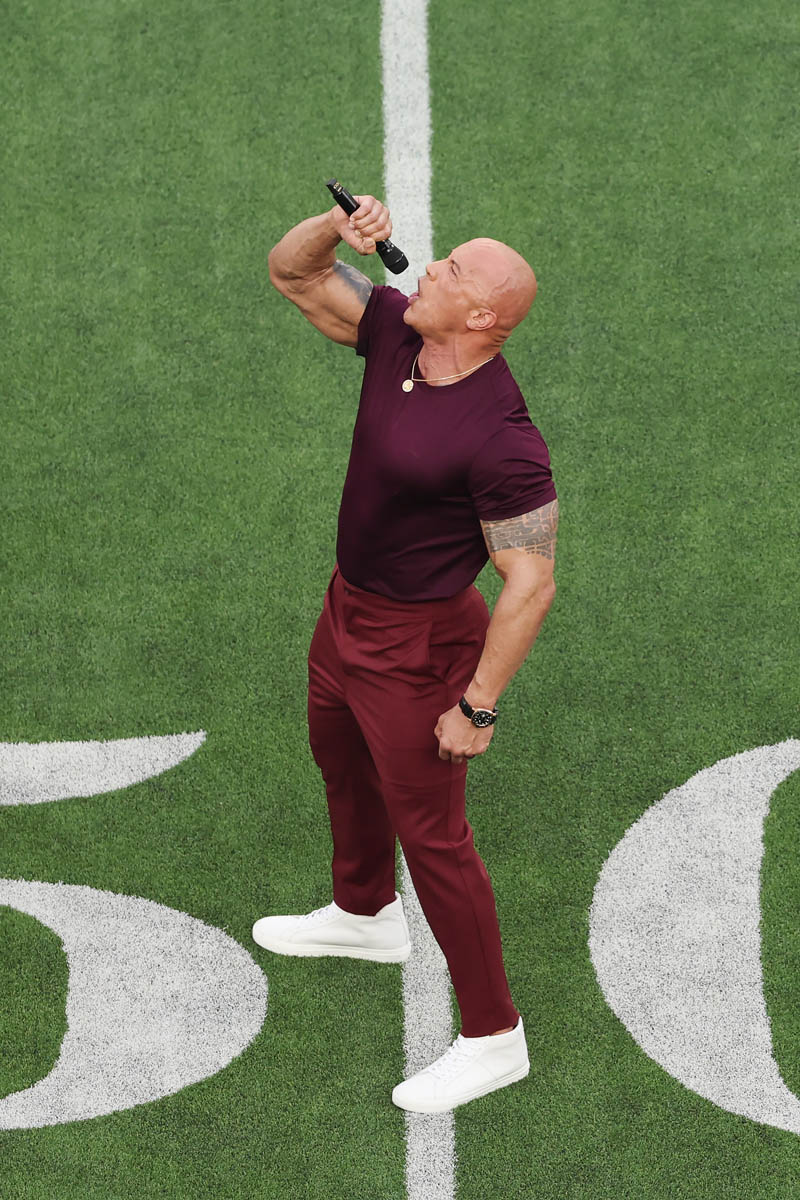 Dwayne The Rock Johnson, Who Opened Super Bowl LVI, Is Actively