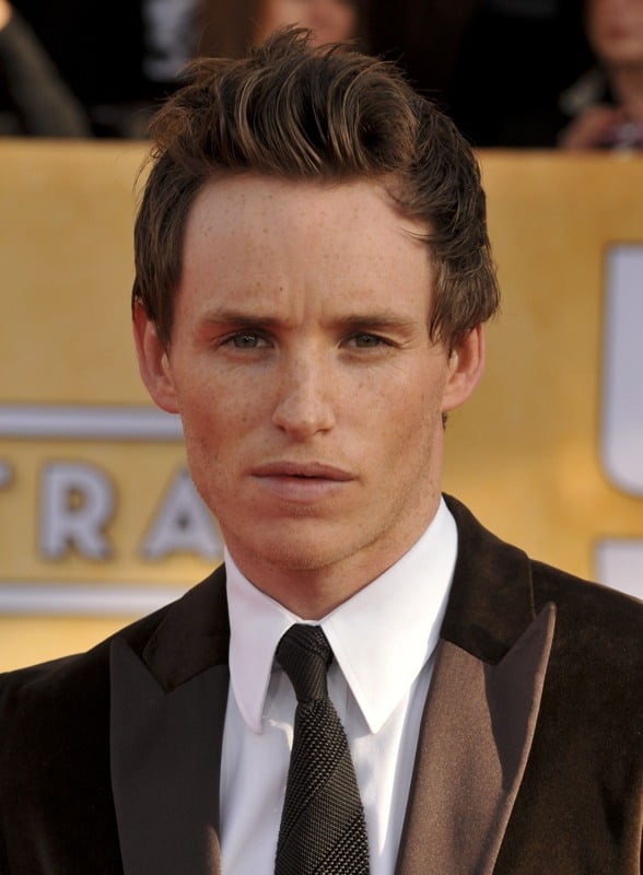 Eddie Redmayne in brown velvet at the 2013 SAG AwardsLainey Gossip ...