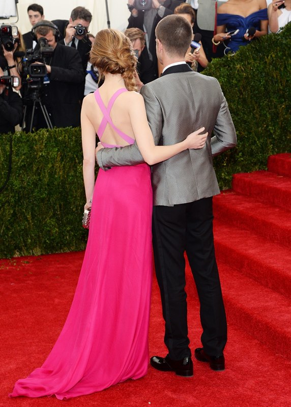 Emma Stone and Andrew Garfield at the 2018 Met Gala