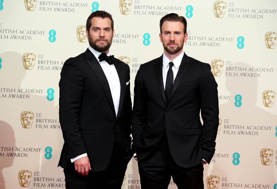 Chris Evans and Henry Cavill at the BAFTAs 2015|Lainey Gossip ...