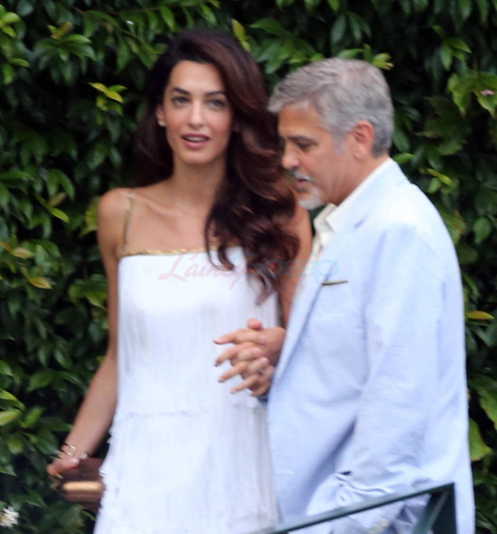 George and Amal Clooney host Darfur charity fundraiser in Italy and ...