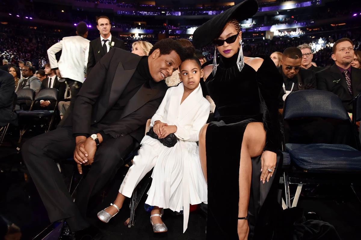 Blue Ivy Carter delivers greatest GIF of Grammy night as she tells her parents to stop ...