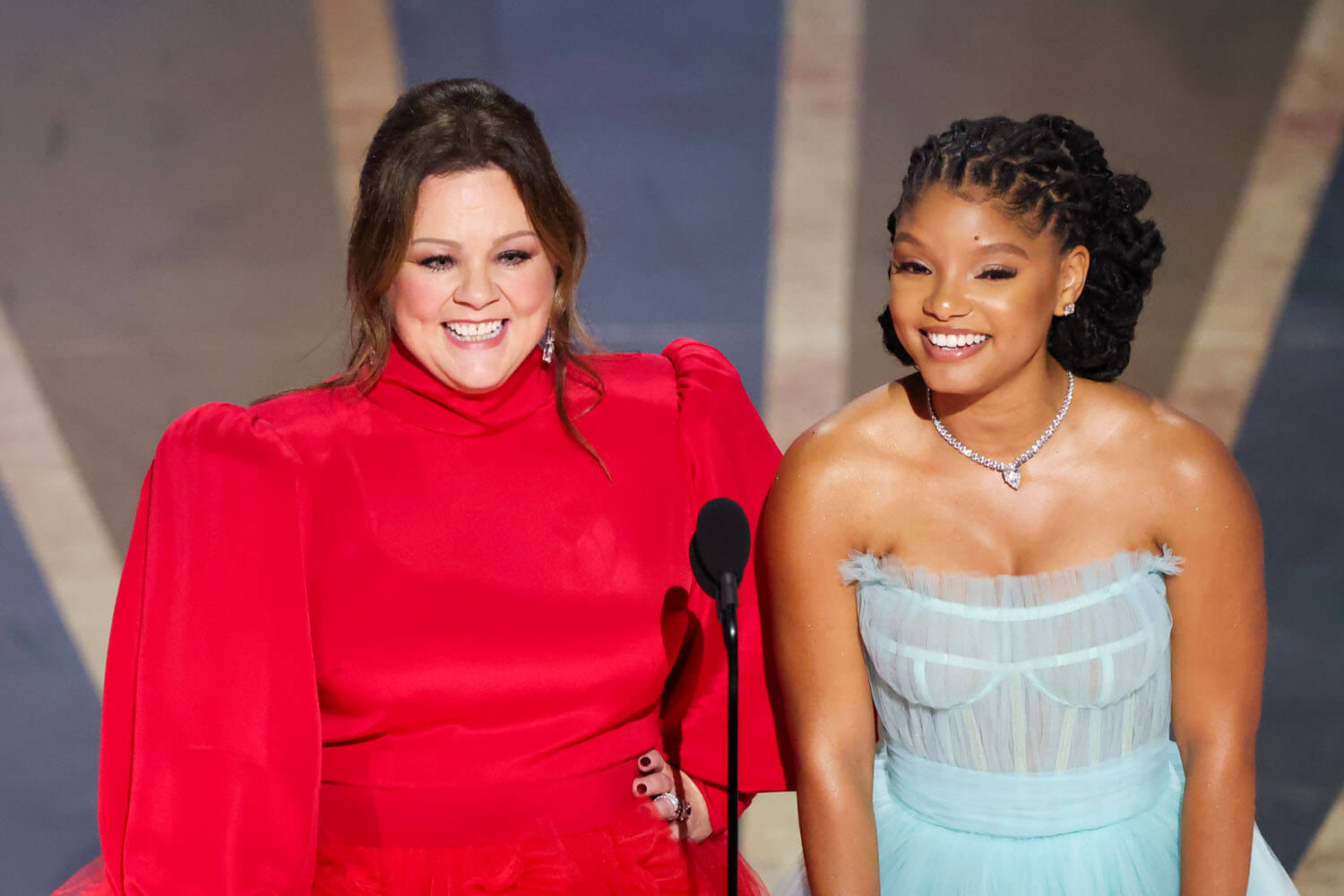 Halle Bailey And Melissa Mccarthy Promoted The Little Mermaid At The 2023 Oscars 