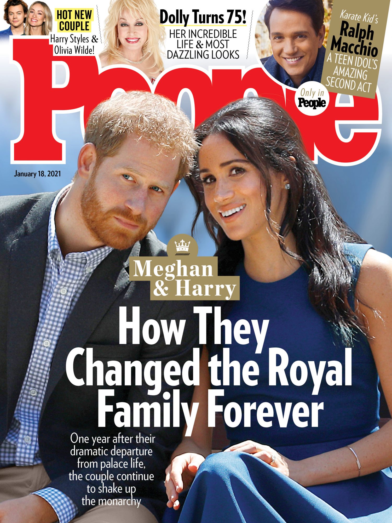 Prince Harry and Meghan Markle cover PEOPLE one year after announcing