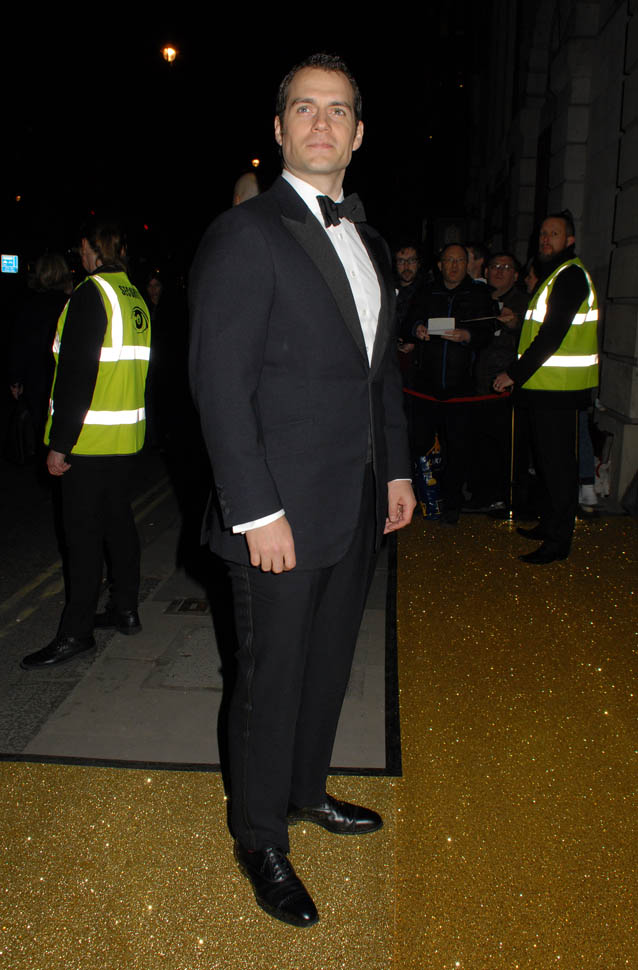 Henry Cavill's hair at BAFTA Film Gala in London ahead of 