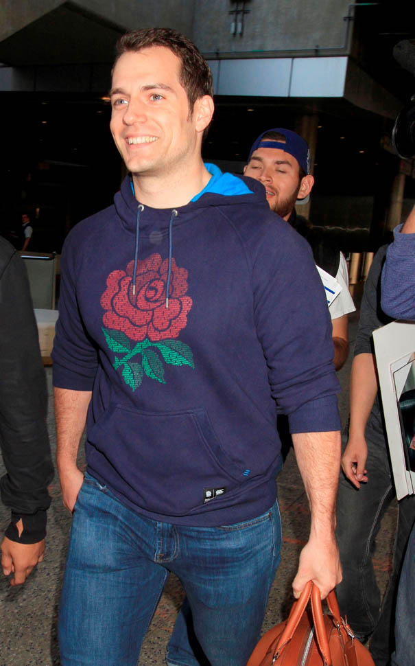 Henry Cavill And His 19-Year Old Girlfriend Arrive At LAX 