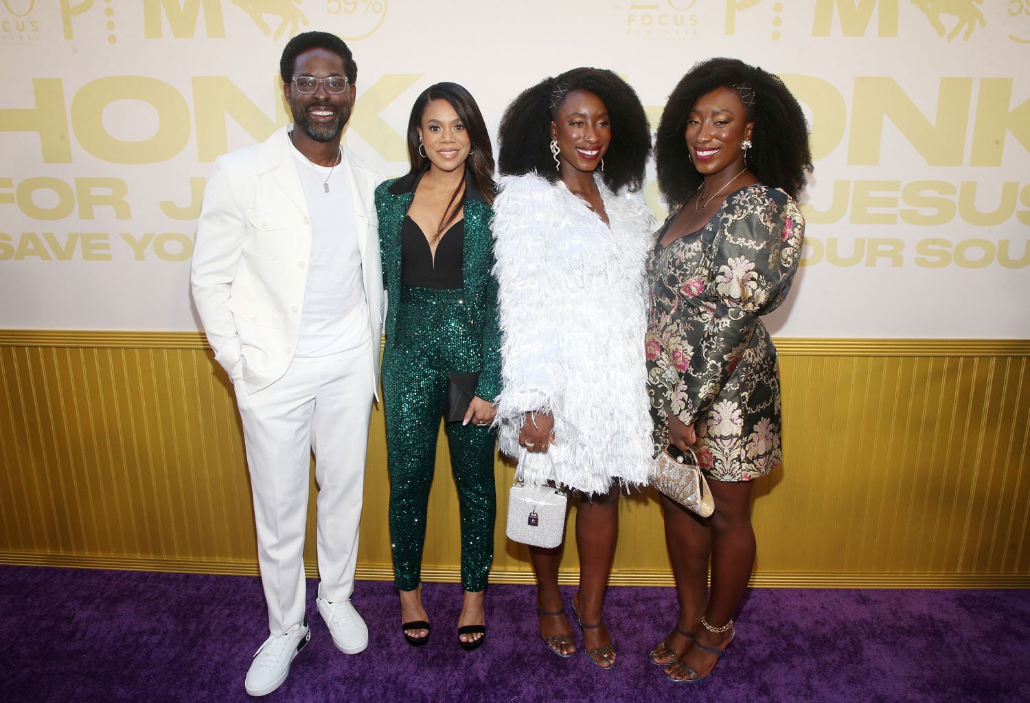 Adamma And Adanne Ebo Premiere Their First Feature Film Honk For Jesus Save Your Soul Starring Sterling K Brown Regina Hall In La