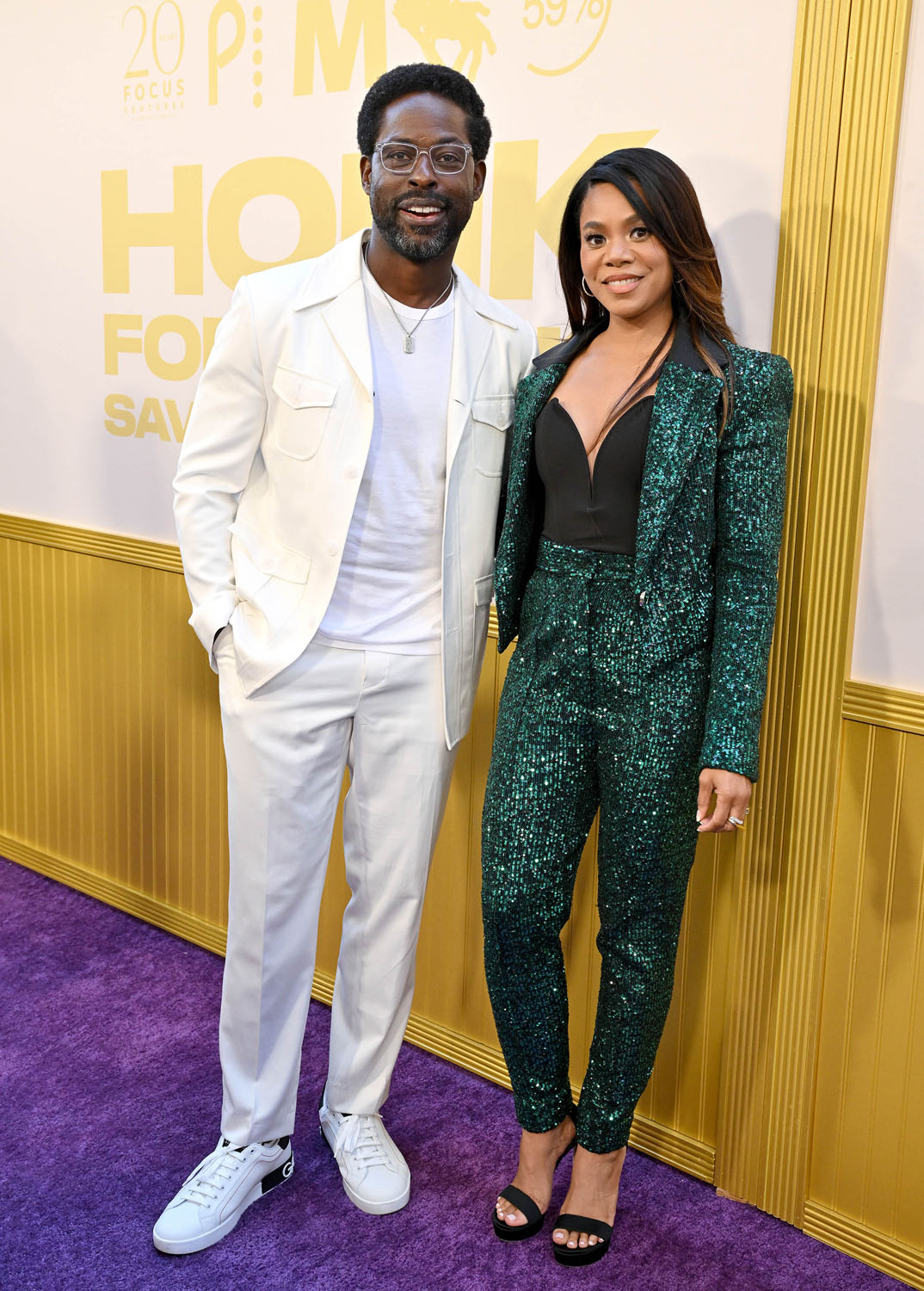 Adamma And Adanne Ebo Premiere Their First Feature Film Honk For Jesus Save Your Soul Starring Sterling K Brown Regina Hall In La