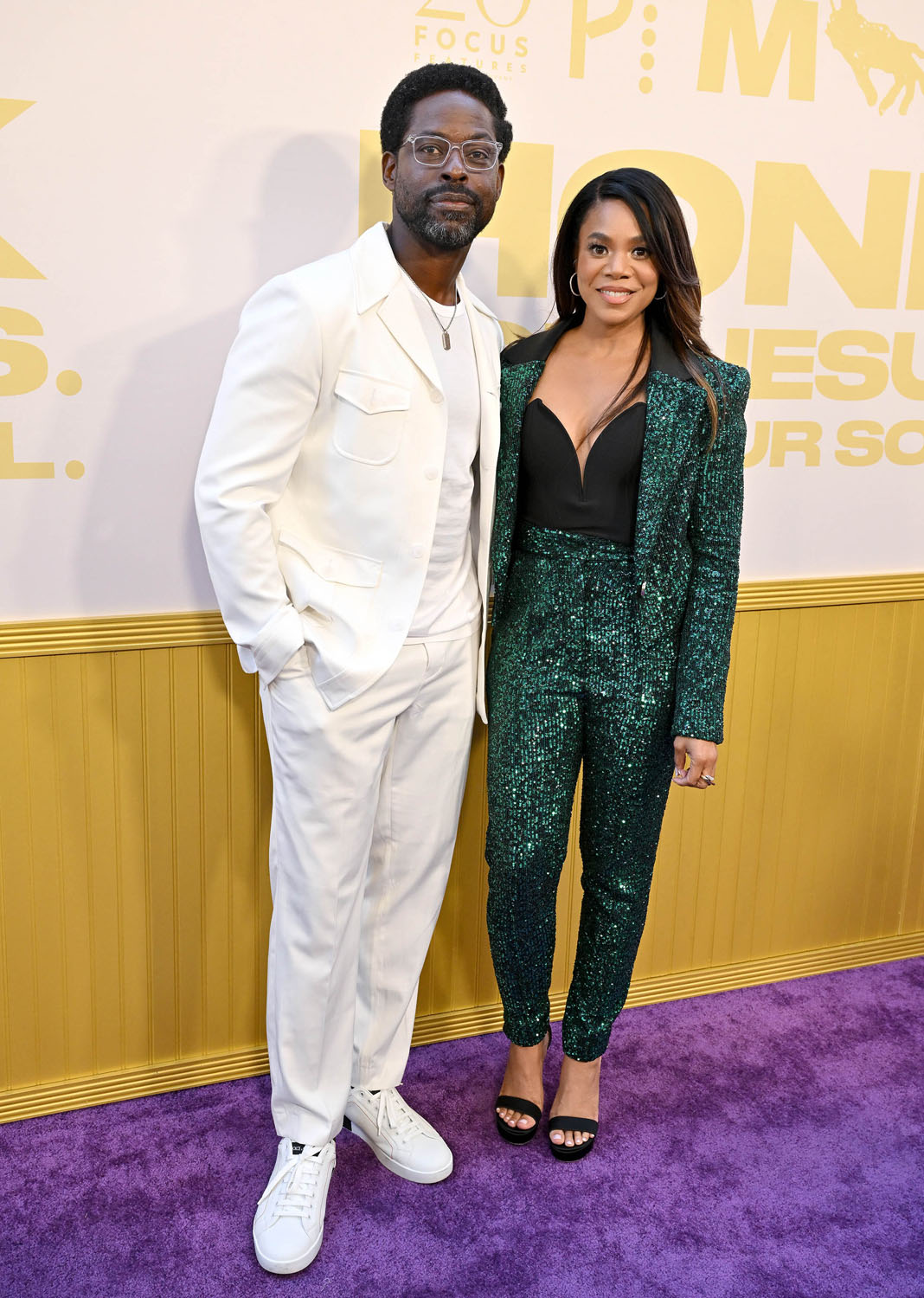 Adamma And Adanne Ebo Premiere Their First Feature Film Honk For Jesus Save Your Soul Starring Sterling K Brown Regina Hall In La