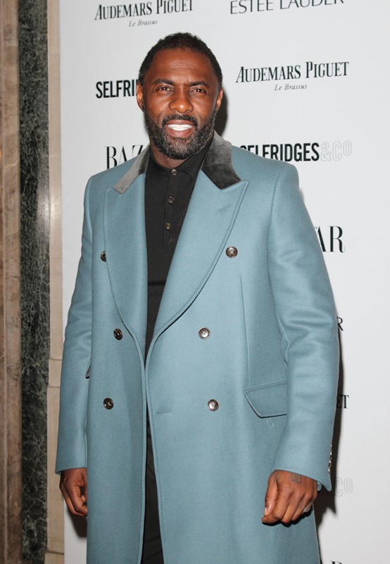 Idris Elba in a blue coat with his pregnant girlfriend?|Lainey Gossip ...