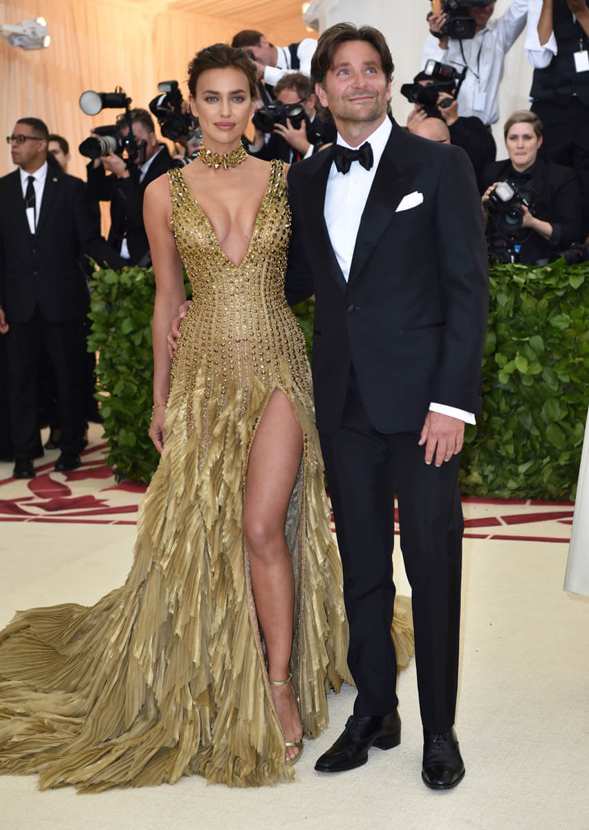 Bradley Cooper and Irina Shayk on their first Met Gala carpet together