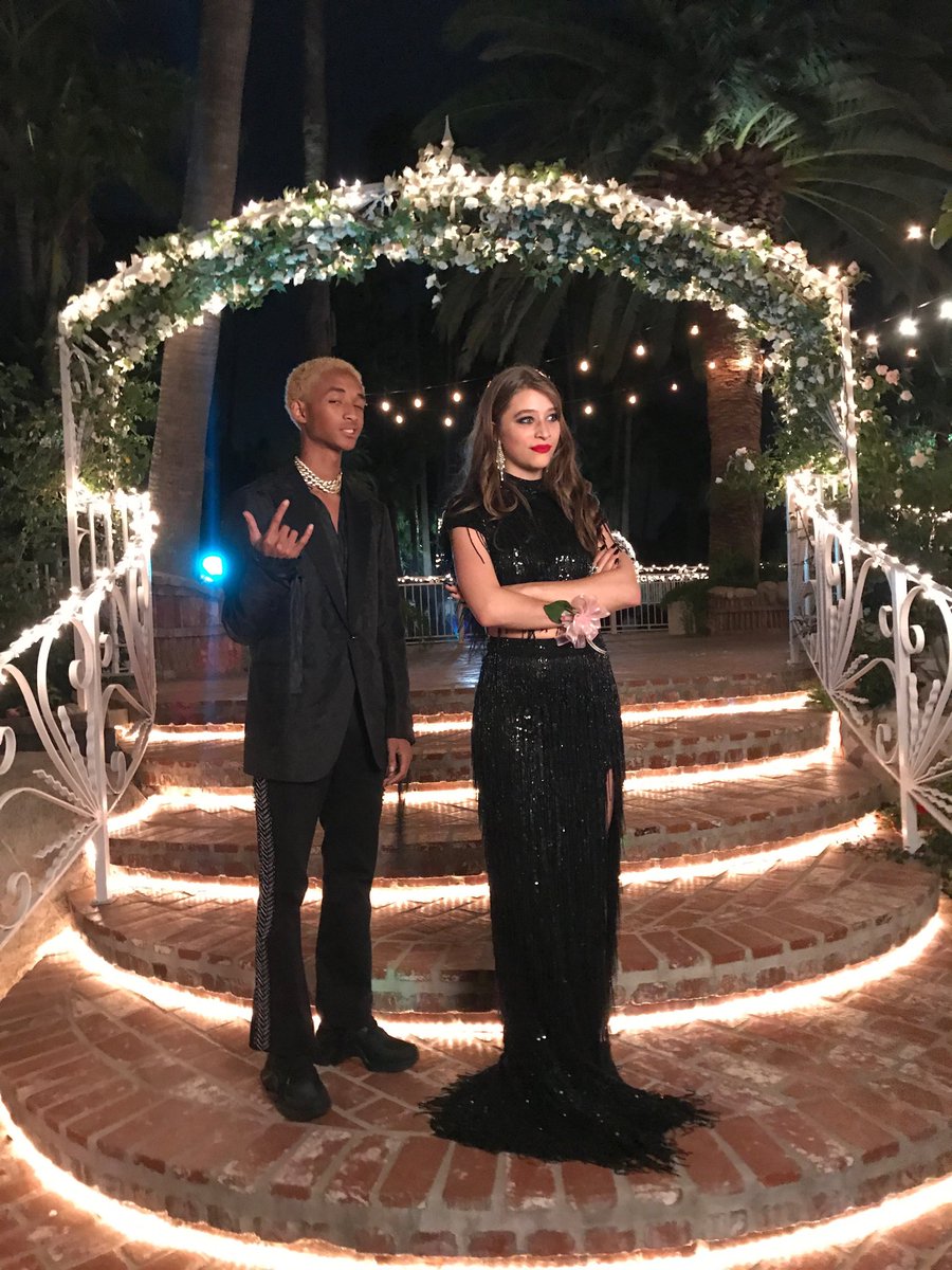 Jaden Smith goes to prom with girlfriend Odessa Adlon