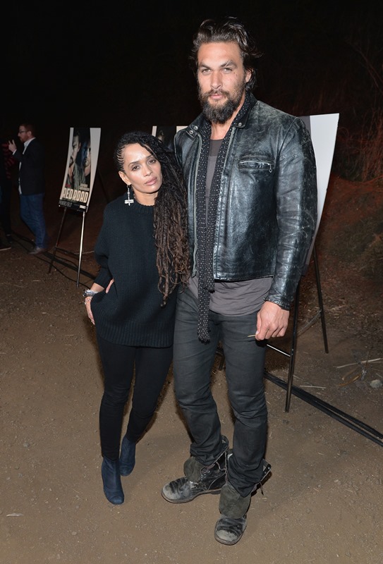 Lisa Bonet and Jason Momoa at The Red Road screening 