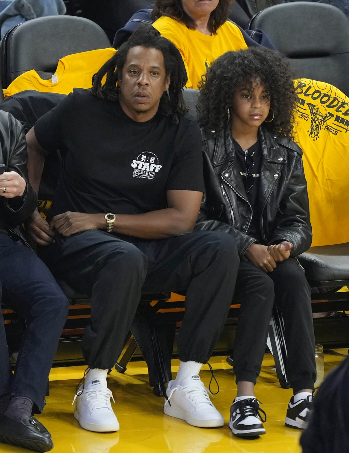 JAY-Z Attends Super Bowl 2022 With Daughter Blue Ivy Carter