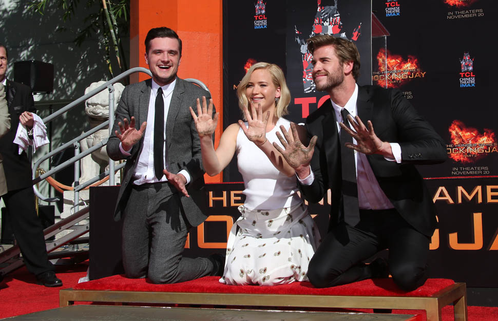 The World Of The Hunger Games, Jennifer Lawrence, Liam Hemsworth, Josh  Hutcherson