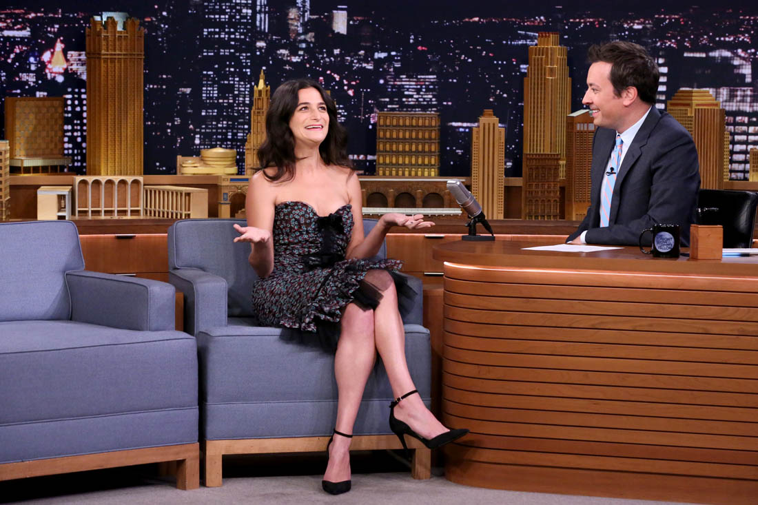 Jenny Slate And Harry Styles On The Tonight Show With Jimmy Fallon