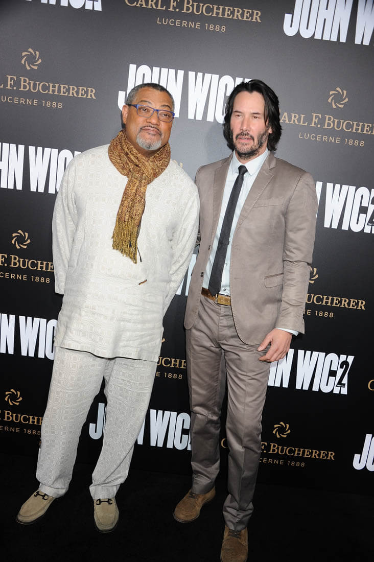 In 'John Wick: Chapter 2,' Keanu Reeves and Laurence Fishburne are back  together after all these years - Los Angeles Times