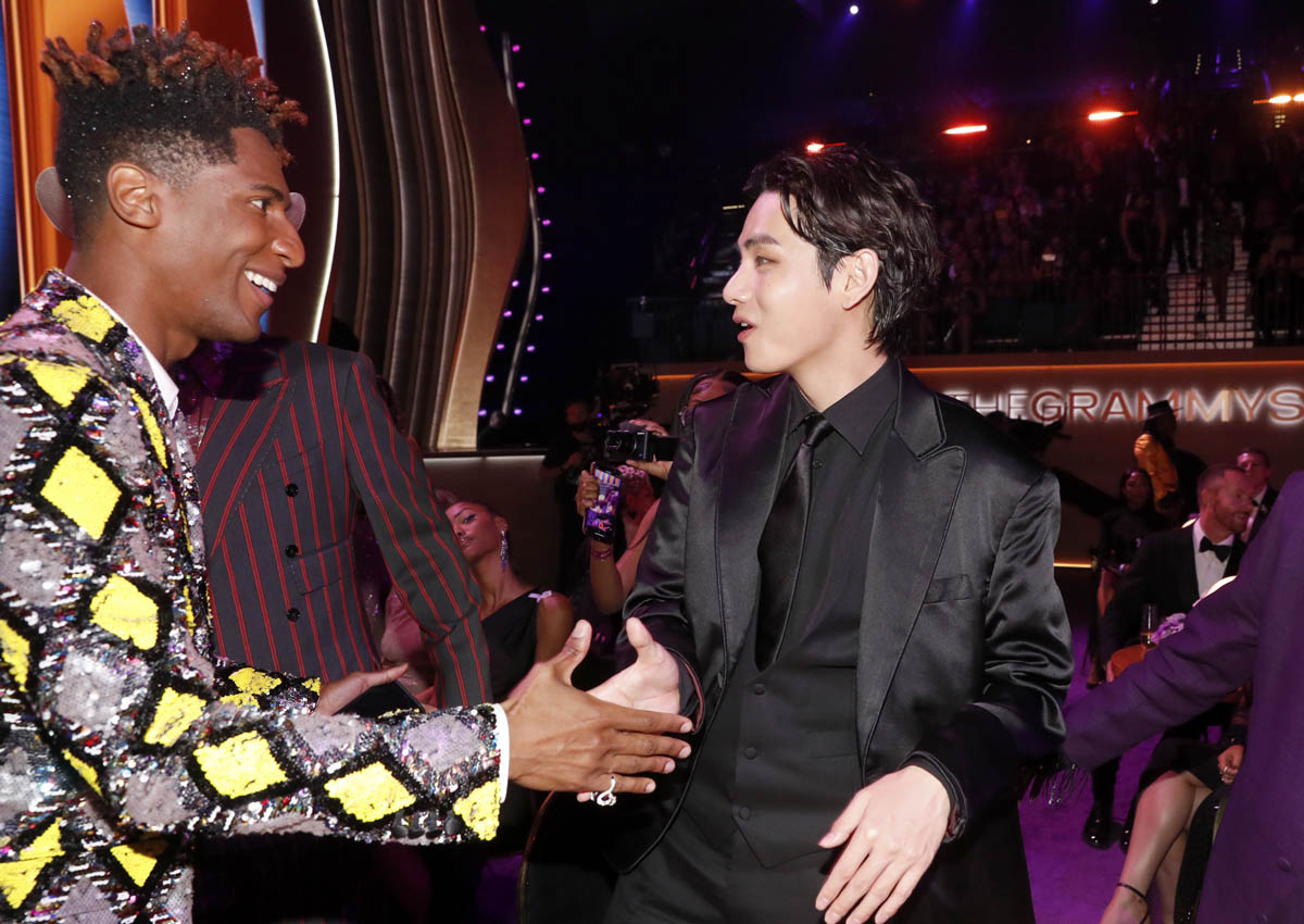 2022 Grammy Awards: Jon Batiste Is Excited to See BTS Perform, Has Been  Talking to V