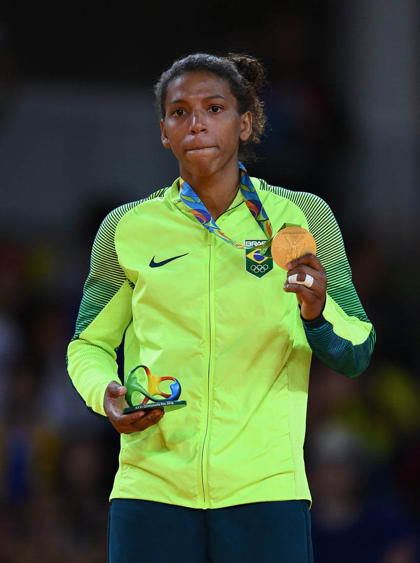 Brasil’s Rafaela Silva wins first gold for the country in judo, shares ...