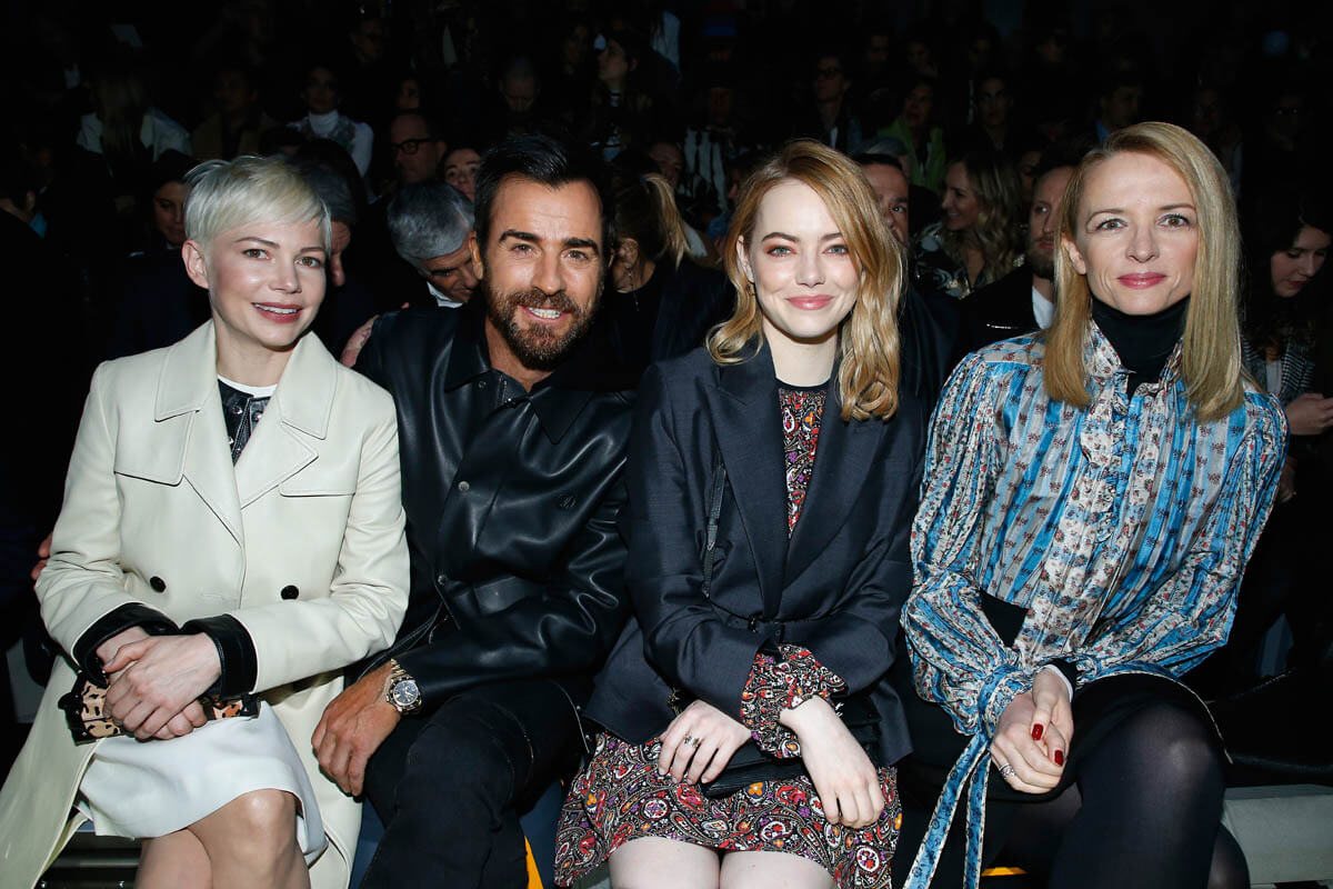 Celebrity Front Row at Paris Fashion Week for Louis Vuitton – Footwear News
