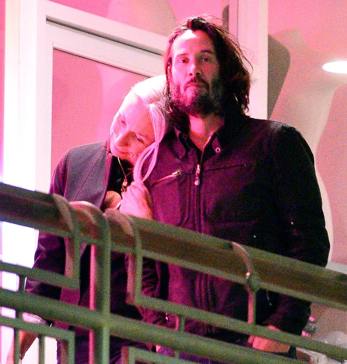 Keanu Reeves and girlfriend Alexandra Grant link arms in LA