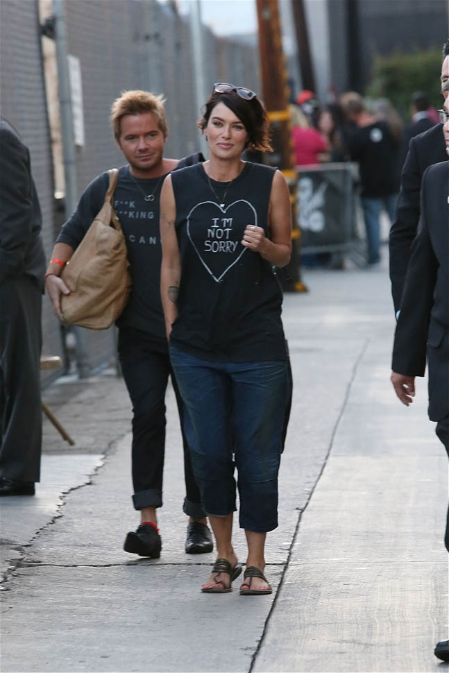 Lena Headey on Kimmel and hot with Pedro PascalLainey 