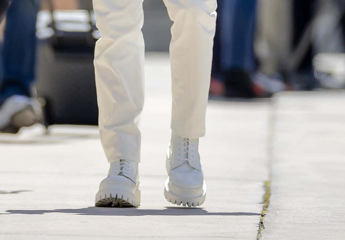 Lewis Hamilton Brings His Fashionable Style to F1's Belgian Grand Prix –  Footwear News