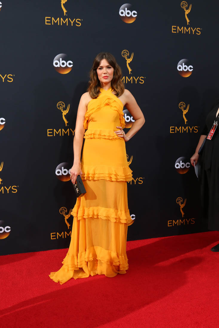 Mandy Moore at the 2016 Emmy Awards ahead of new show This Is Us
