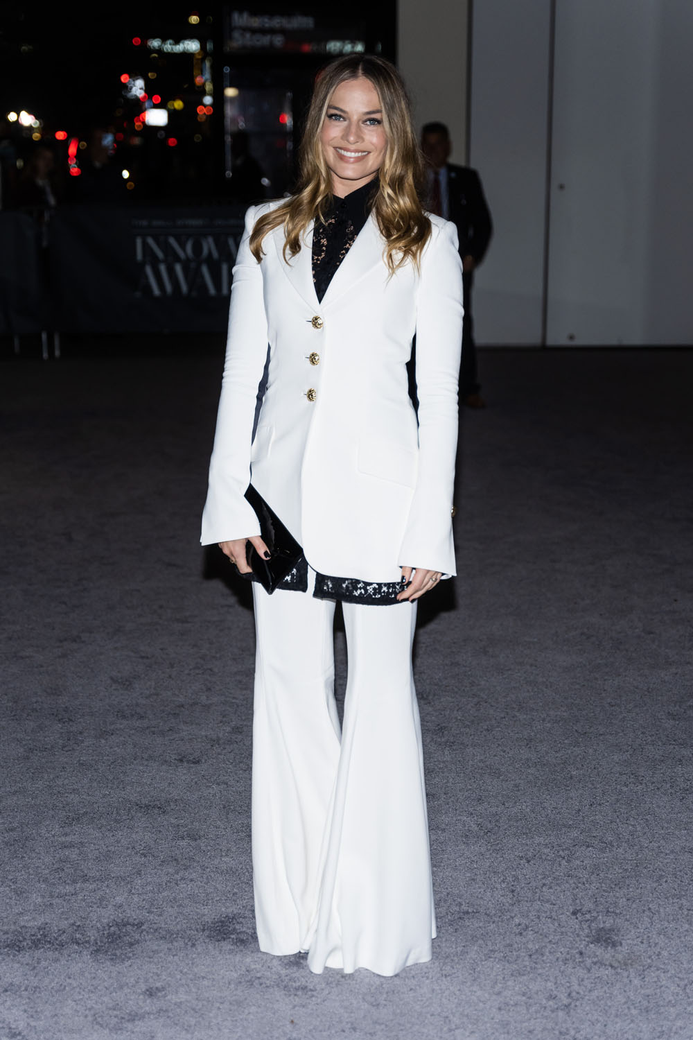 Margot Robbie looks outstanding in Proenza not Chanel at the WSJ