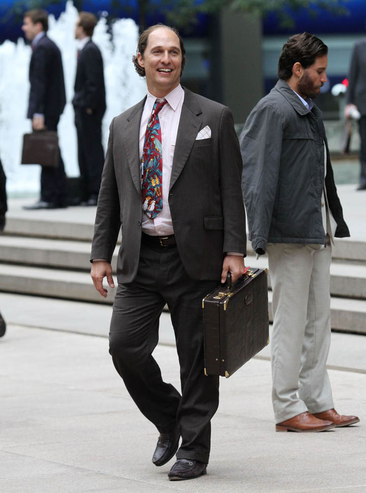 Matthew McConaughey is balding on the set of Gold in New York|Lainey ...