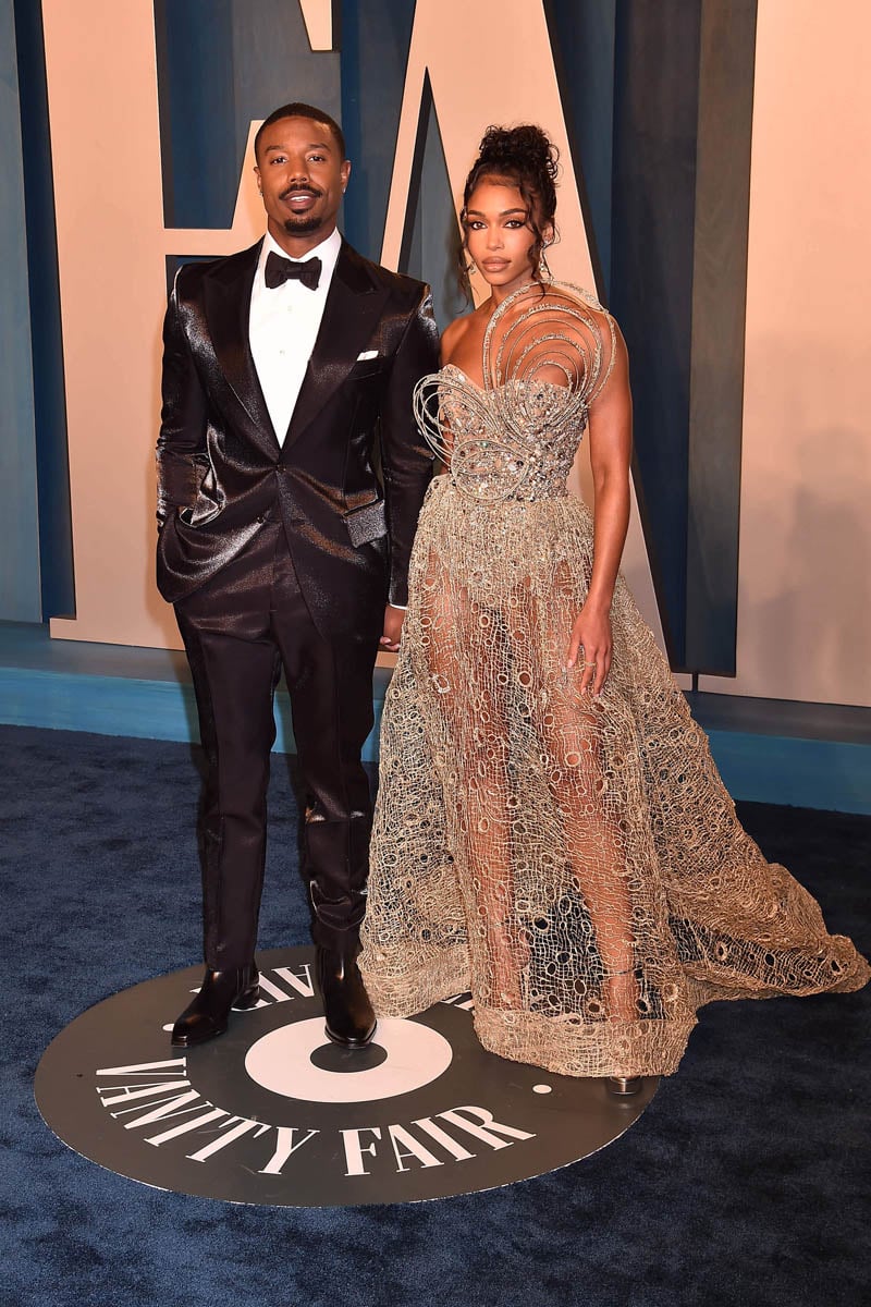 Michael B. Jordan and Lori Harvey Make Red Carpet Debut at Vanity Fair  Oscar Party